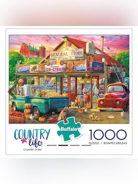 Buffalo Games 1000-Piece Country Life Country Store Jigsaw Puzzle